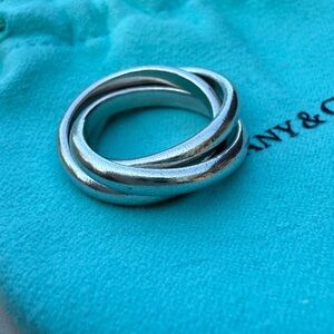 Tiffany & Co. Vintage Sterling Silver rolling ring